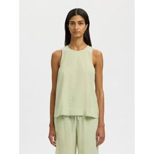 Selected Femme Luisa Linen Blend Top
